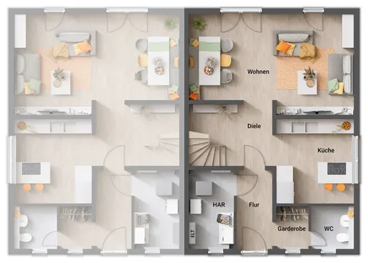 Grundriss-Doppelhaus-Behringen-116-Erdgeschoss-rechts